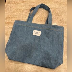 Abercrombie & Fitch Denim Blue Tote